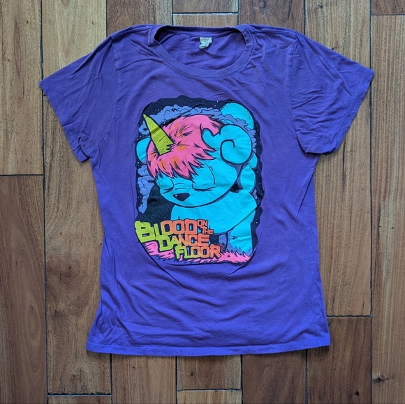 Blood On The Dancefloor Unicorn T-shirt (XL) - Picture 1 of 6